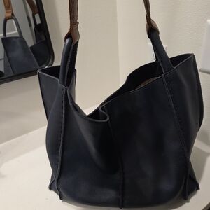The Sak Hobo Los Feliz Navy Blue Tote